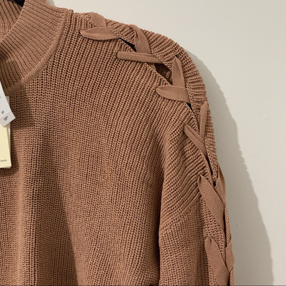 NWT WILFRED SALOME CREW NEXK WITH ARM TIES SWEATER - Picture 4 of 9